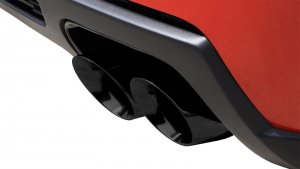Chevrolet Camaro ZL1 Coupe Performance Exhaust - Dual Rear Exit - CORSA Performance - Cat-Back + XO with Twin 4.0in. Black PVD Pro-Series Tips - Black - `12-`15