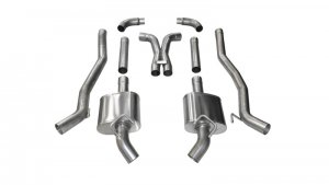 Chevrolet Camaro SS Performance Exhaust - CORSA Performance - Cat-Back + X-Pipe Xtreme - `11-`13