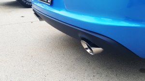 Dodge Charger R/T w/ Pursuit Valance Exhaust Tip Kit - CORSA Performance - Single 4.0in. Polished Pro-Series Tip - Polished - `15-`16