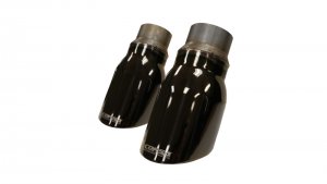 Dodge Charger R/T Pursuit Performance Exhaust - CORSA Performance - Tip Kit with RSC Technology, Black PVD Pro-Series - Black - `15-`16