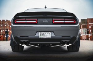 Dodge Challenger SRT Performance Exhaust - Rear - CORSA Performance - Cat-Back Xtreme Valved with Twin 3.5in Pro Series Tips - Polished Black - `15-`21