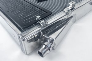 Toyota GR Supra Heat Exchanger - CSF - 2-Row, 42mm Ultra High Performance Core with B-Tube Technology - Smooth Satin Finish - 2020