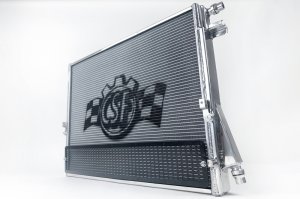 Toyota GR Supra Heat Exchanger - CSF - 2-Row, 42mm Ultra High Performance Core with B-Tube Technology - Smooth Satin Finish - 2020