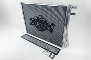 Toyota GR Supra Heat Exchanger - CSF - 2-Row, 42mm Ultra High Performance Core with B-Tube Technology - Smooth Satin Finish - 2020