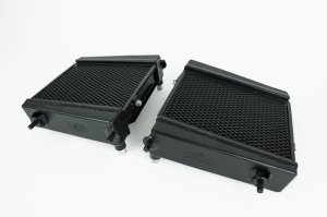Toyota GR Supra Radiator - Left & Right - CSF - High-Performance Auxiliary Radiator - Black - 2020