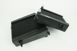 Toyota GR Supra Radiator - Left & Right - CSF - High-Performance Auxiliary Radiator - Black - 2020