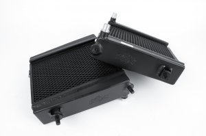 Toyota GR Supra Radiator - Left & Right - CSF - High-Performance Auxiliary Radiator - Black - 2020
