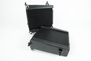 Toyota GR Supra Radiator - Left & Right - CSF - High-Performance Auxiliary Radiator - Black - 2020