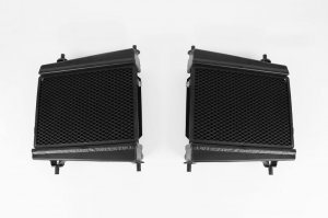 Toyota GR Supra Radiator - Left & Right - CSF - High-Performance Auxiliary Radiator - Black - 2020