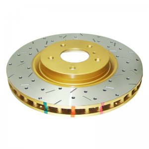 Nissan 350Z Brake Rotor (1) - Front - DBA - 4000 Series Drilled/Slotted - `03-`07