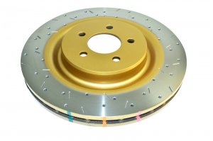 Nissan 350Z Brake Rotor (1) - Front - DBA - 4000 Series Drilled/Slotted - `03-`05