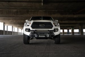 Toyota Tacoma Front Bumper - DV8 Offroad - Center Mount Winch Capable - 2016