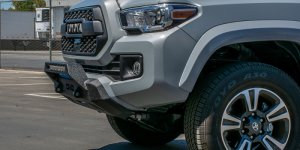 Toyota Tacoma Front Bumper - DV8 Offroad - Center Mount Winch Capable - 2016