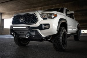 Toyota Tacoma Front Bumper - DV8 Offroad - Center Mount Winch Capable - 2016