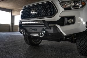 Toyota Tacoma Front Bumper - DV8 Offroad - Center Mount Winch Capable - 2016