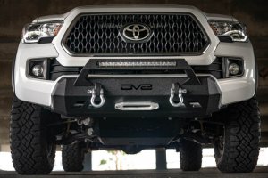 Toyota Tacoma Front Bumper - DV8 Offroad - Center Mount Winch Capable - 2016