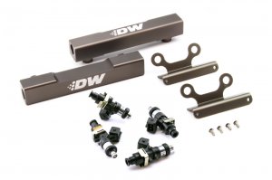 Subaru WRX Fuel Rail Upgrade Kit - DeatschWerks - Top Feed w/ 1500cc Injectors - `02-`14