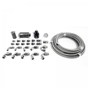Ford Mustang Plumbing Kit - DeatschWerks - X2 Series -10AN PTFE - `11-`19