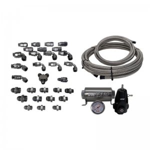 Subaru WRX Plumbing Kit - DeatschWerks - X2 Series Pump Module -8AN Feed w/ -6AN Return CPE - 2008