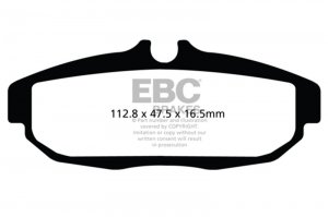 Ford Mustang Brake Pads - Rear - EBC - Yellowstuff - 2012