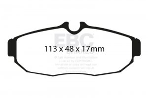 Ford Mustang Brake Pads - Rear - EBC - Ultimax2 - `05-`10