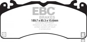 Ford Mustang Brake Pads - Front - EBC - Ultimax2 - 2015