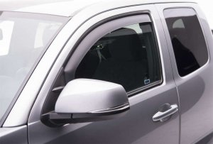 Toyota Tacoma Wind Deflectors - Front + Rear - EGR - In-Channel - Matte Black - `16-`17
