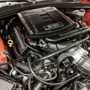 Chevrolet Camaro SS Supercharger - Edelbrock - Stage 1 - Street Kit, R2650 TVS Rotor, Without Tuner - Black - `16-`24