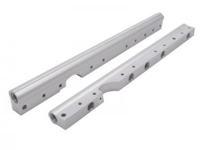 Ford Mustang Fuel Rail Kit - Edelbrock - E-Force - Black - `05-`10