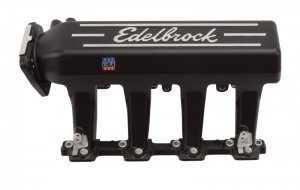 Chevrolet Corvette Intake Manifold - Edelbrock - Pro-Flo XT - Black - `05-`09