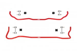 Subaru WRX Sway Bars - Front + Rear - Eibach - 22mm Front Solid Non-Adjustable + 22mm Rear Solid 3 Way-Adjustable - `04 - `07