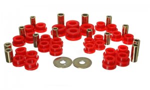 Subaru Impreza Control Arm Bushing Set - Rear - Energy Suspension - Performance Polyurethane - Red - `08-`12