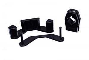 Ford Mustang Transmission Mount Insert & Shifter Bushing Set - Energy Suspension - Hyper-Flex™ Performance Polyurethane - Black - 2015