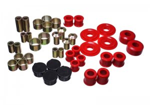 Ford Mustang Control Arm Bushing Set - Rear - Energy Suspension - Performance Polyurethane - Red - 2015