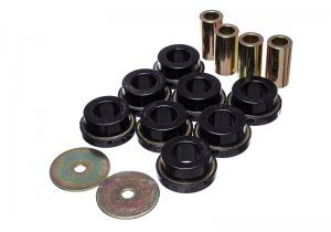 Ford Mustang Subframe Bushing Set - Rear - Energy Suspension - Performance Polyurethane - Black - 2015