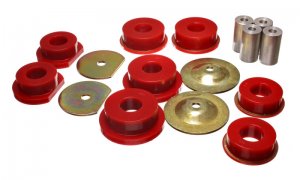 Dodge Challenger Suspension Subframe Bushing Kit - Rear - Energy Suspension - Performance Polyurethane - Red - `08-`10