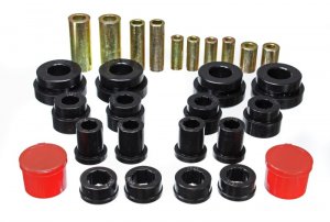 Nissan 350Z Control Arm Bushing Set - Front - Energy Suspension - Performance Polyurethane - Black - `02-`09