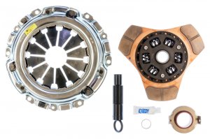 Acura RSX Clutch Kit - Exedy - Stage 2 Cerametallic Clutch Kit; Thin Ceramic Facing; 215mm; 24T/26.0mm Spline - `02-`06