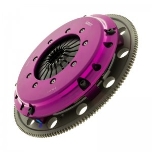 Ford Mustang Clutch Kit - Exedy - Hyper Single, Sprung Center Disc, Push Type Cover, Ceramic, 250mm/23T/26 Spline - Purple - `11-`16
