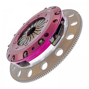 Chevrolet Camaro SS Clutch Kit - Exedy - Hyper Multi-Plate, Twin, Cerametallic, Sprung Center Disc, Strap Drive Type - Purple - `10-`15