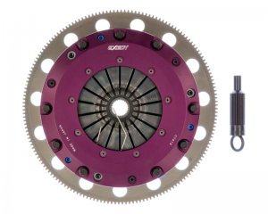 Chevrolet Camaro SS Clutch Kit - Exedy - Hyper Multi-Plate, Twin, Cerametallic, Sprung Center Disc, Strap Drive Type - Purple - `10-`15