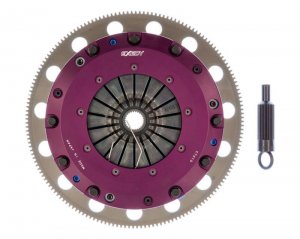 Chevrolet Camaro SS Clutch Kit - Exedy - Hyper Multi-Plate, Twin, Cerametallic, Sprung Center Disc, Strap Drive Type - Purple - `10-`15