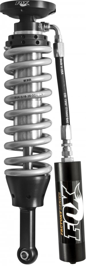 Toyota Tacoma Coilover Suspension Kit - Front - FOX - 2.5 Factory Series 4.94in Remote Reservoir - Black/Zinc - 2005