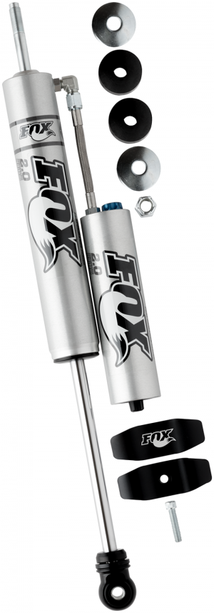 Toyota Tacoma Coilover Suspension Kit - Rear - FOX - 2.0 Performance Series Smooth Body Adjustable with CD Adjuster - 2005