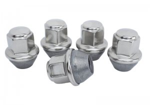 Ford Mustang Lug Nut Kit - Ford Racing - Silver - `15-`16