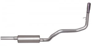 Toyota Tacoma Performance Exhaust - Single Rear Exit - Gibson - Cat Back Single Exhaust - Aluminized - `01-`04