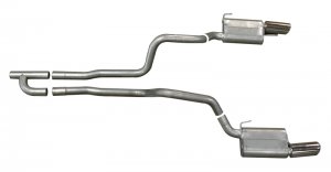 Ford Mustang Performance Exhaust - Gibson - Cat Back - Dual - `05-`10