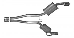 Chevrolet Camaro SS Performance Exhaust - Gibson - Cat Back - Dual, Aluminized - 2010
