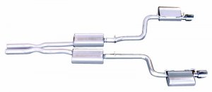 Chrysler 300 C SRT8 Performance Exhaust - Rear - Gibson - Cat-Back Dual - Stainless - `05-`10