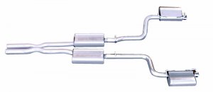 Dodge Challenger SRT8 Performance Exhaust - Dual - Gibson - Cat-Back - Stainless - `08-`10